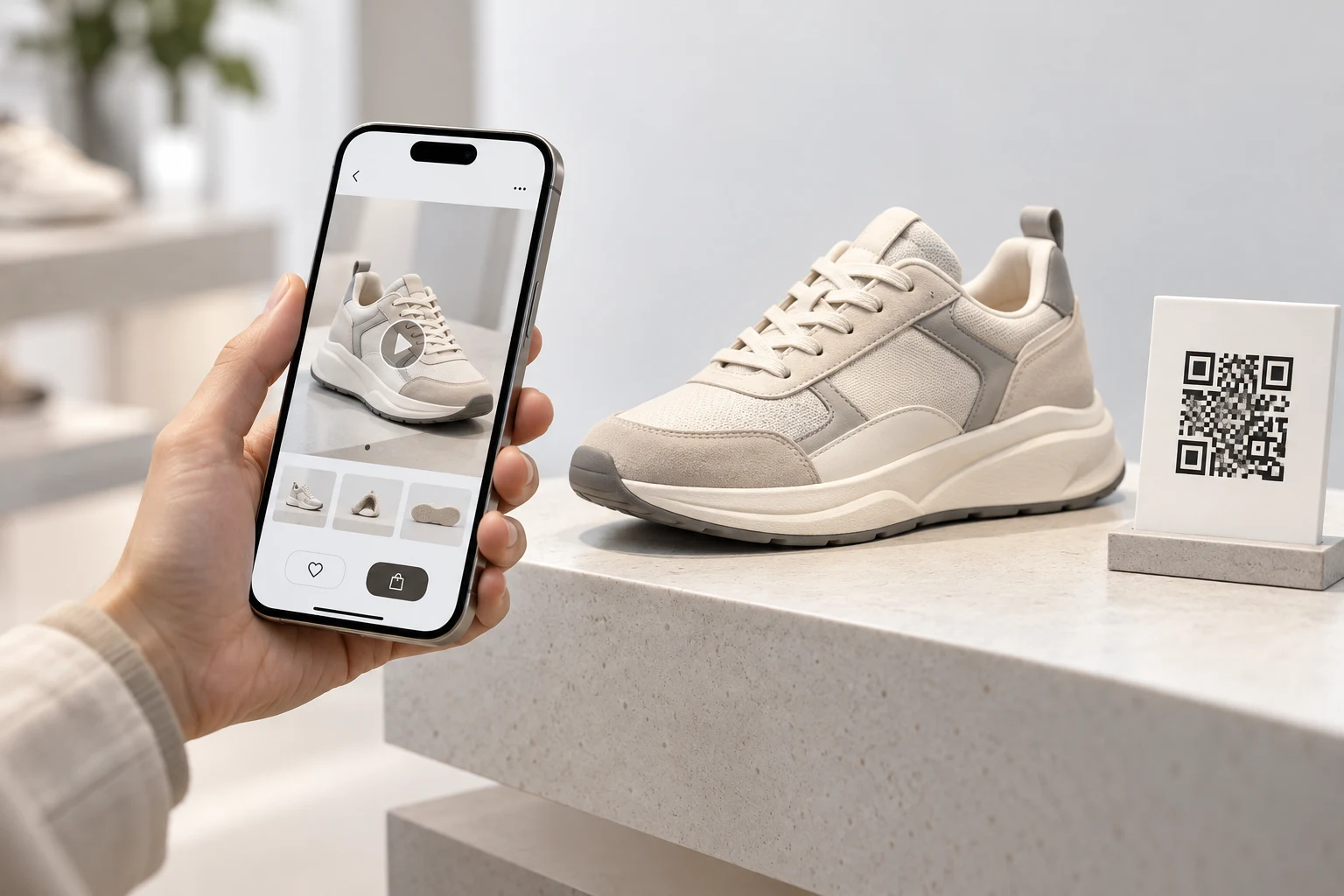 QR-enabled product discovery in retail